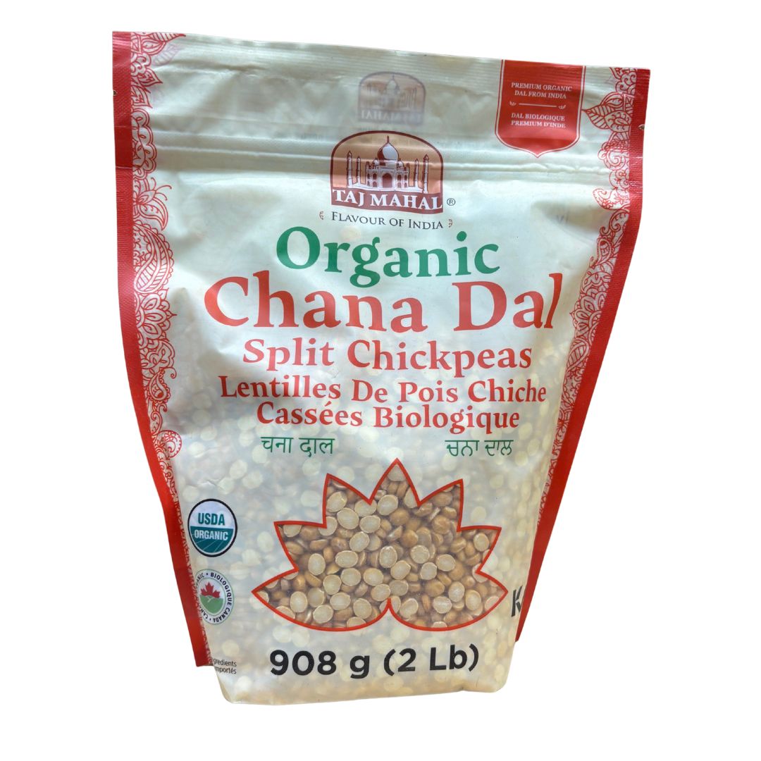 Taj Mahal Organic Chana Dal (Split Chickpeas) (908g) - Lifestyle Markets