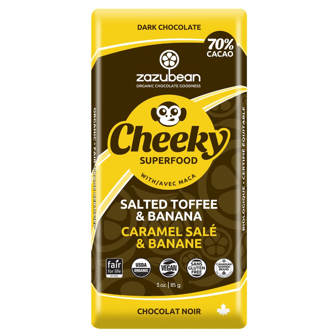 Zazubean Cheeky - Salted Toffee & Banana (85g) - Lifestyle Markets