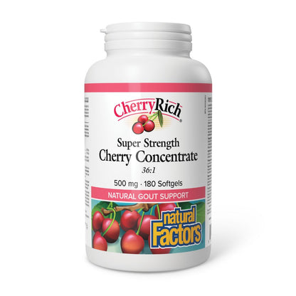 Natural Factors Cherryrich Super Strength Concentrate (500 mg) - Lifestyle Markets