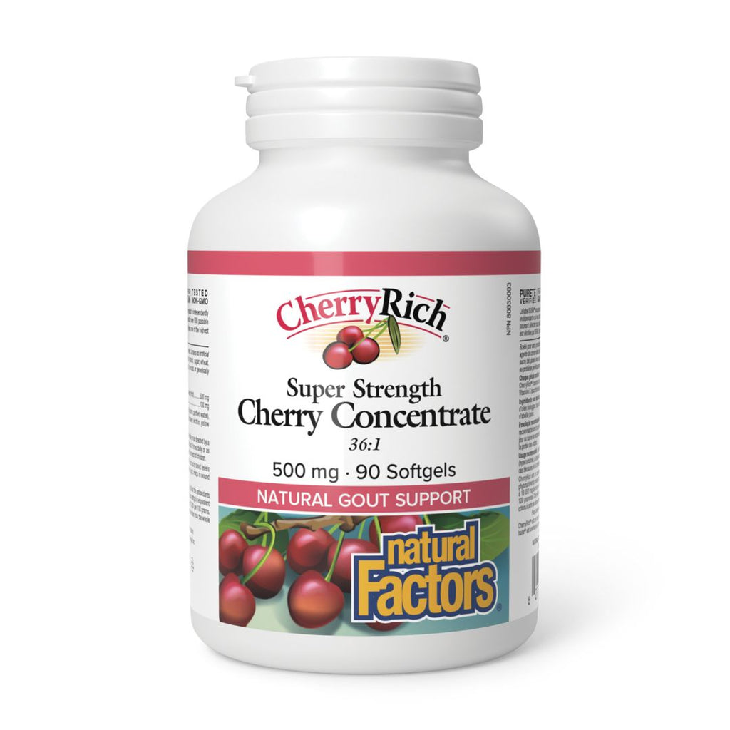 Natural Factors Cherryrich Super Strength Concentrate (500 mg)