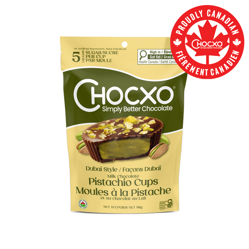 ChocXo Milk Chocolate Dubai Style Pistachio Cups (98g)