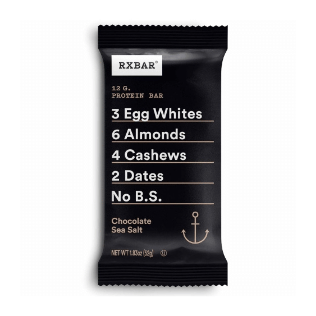 Rxbar Chocolate Sea Salt Protein Bar (52g) - Lifestyle Markets