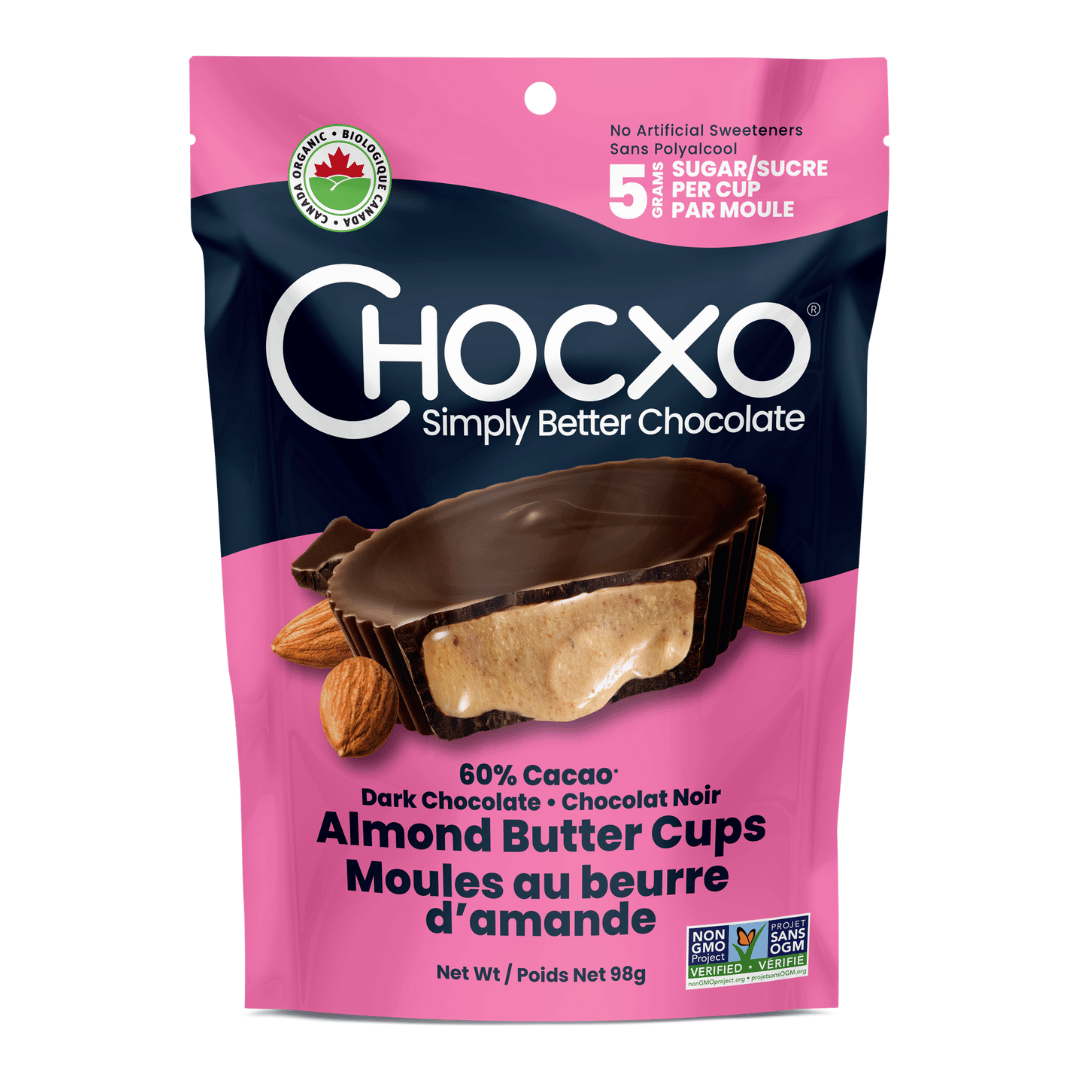 ChocXo Dark Chocolate Almond Butter Cups (98g) – Lifestyle Markets