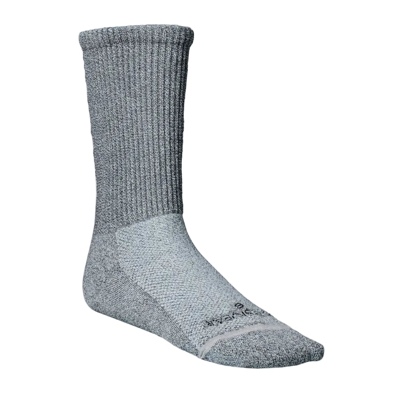 Gray sock on a light gray background
