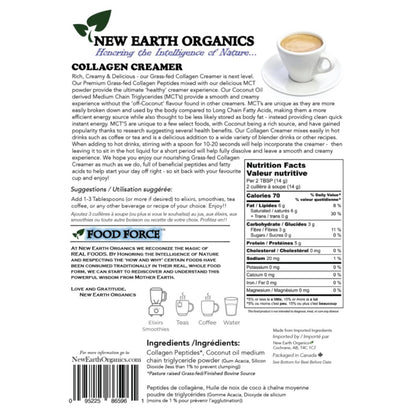 New Earth Organics Collagen Creamer (400g)