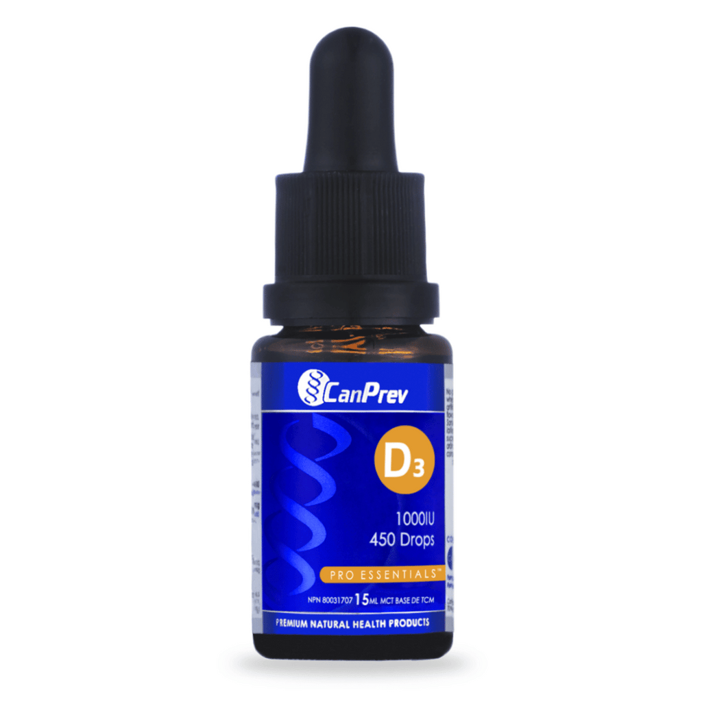 CanPrev Vitamin D3 Liquid 1000IU (15mL)