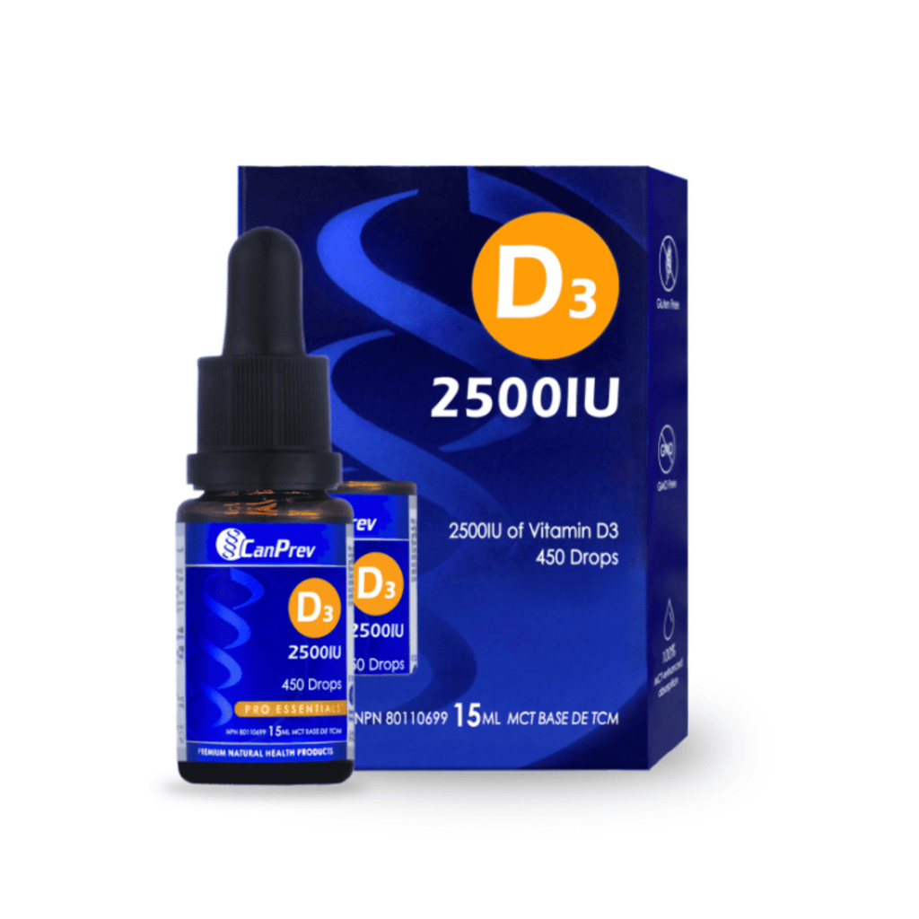 CanPrev Vitamin D3 Liquid 2500IU (15mL)