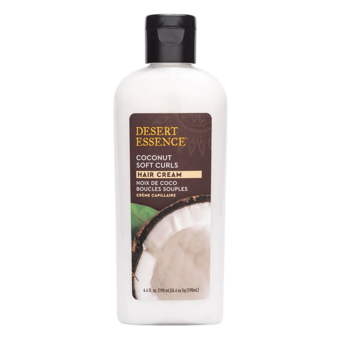 Desert Essence Organics Coconut Soft Curls Hair Cream (190ml) - Lifestyle Markets