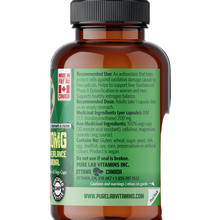 Vitamin supplement bottle with label on a white background