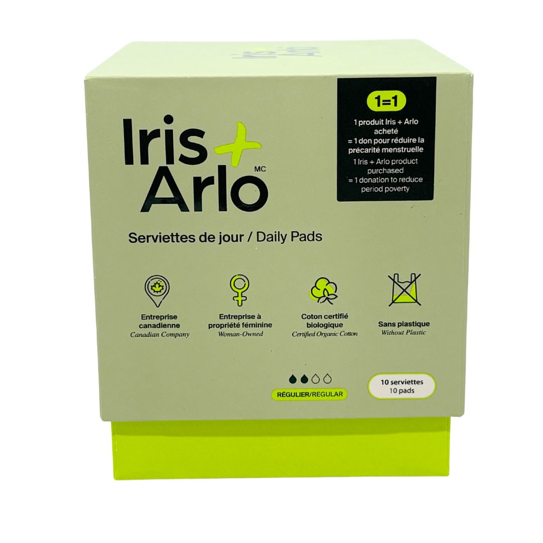 Iris + Arlo Daily Pads (10 pads) - Lifestyle Markets