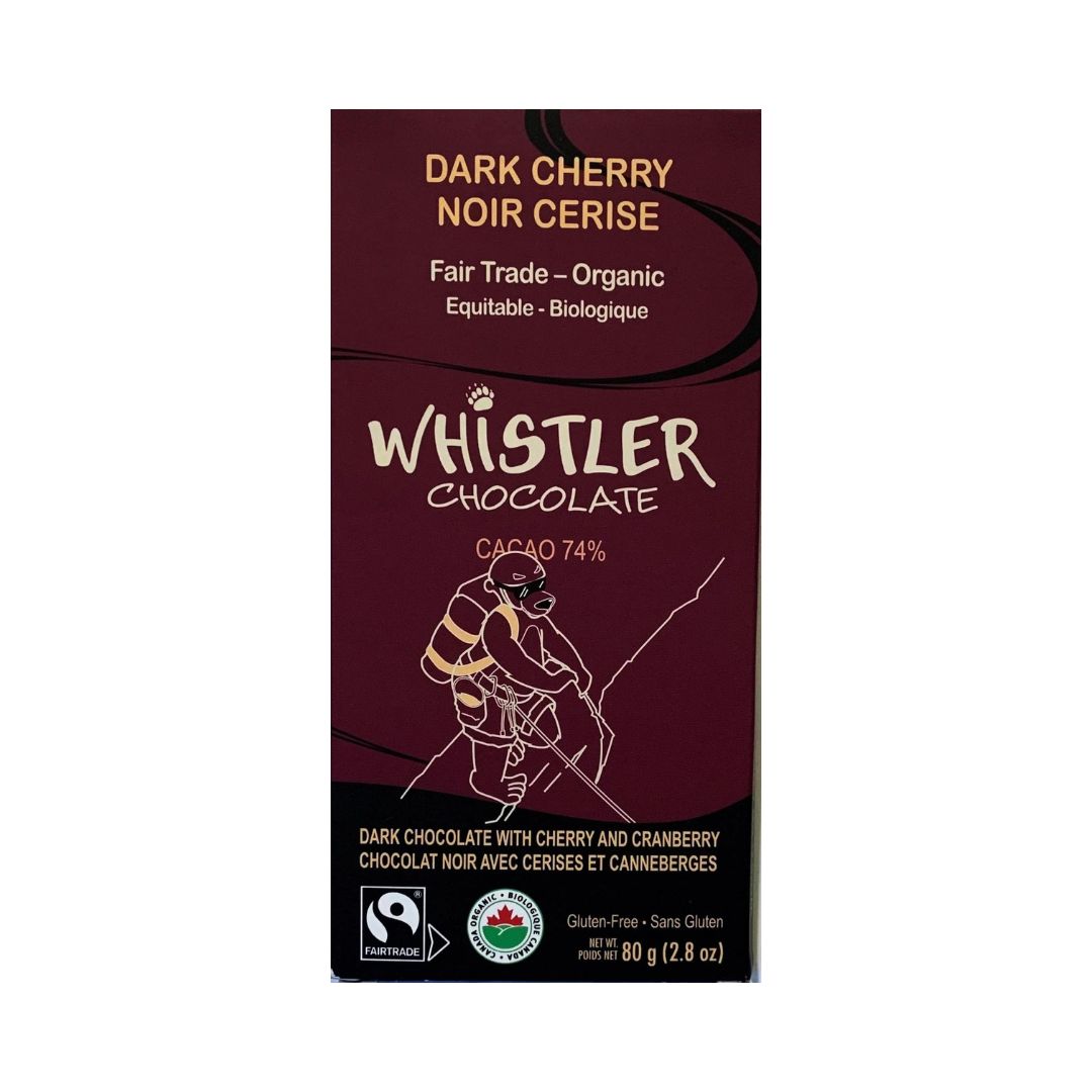 Whistler Chocolate - Dark Cherry (80g) - Lifestyle Markets