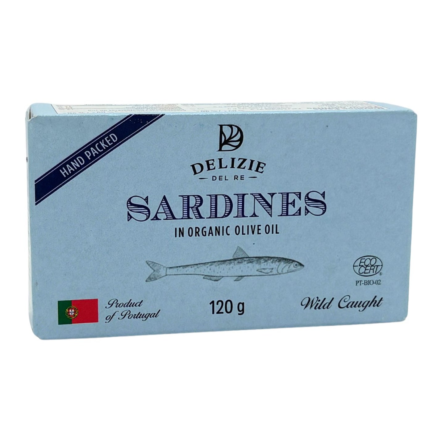 Delizie Del Re Sardines in Organic Olive Oil (120g)