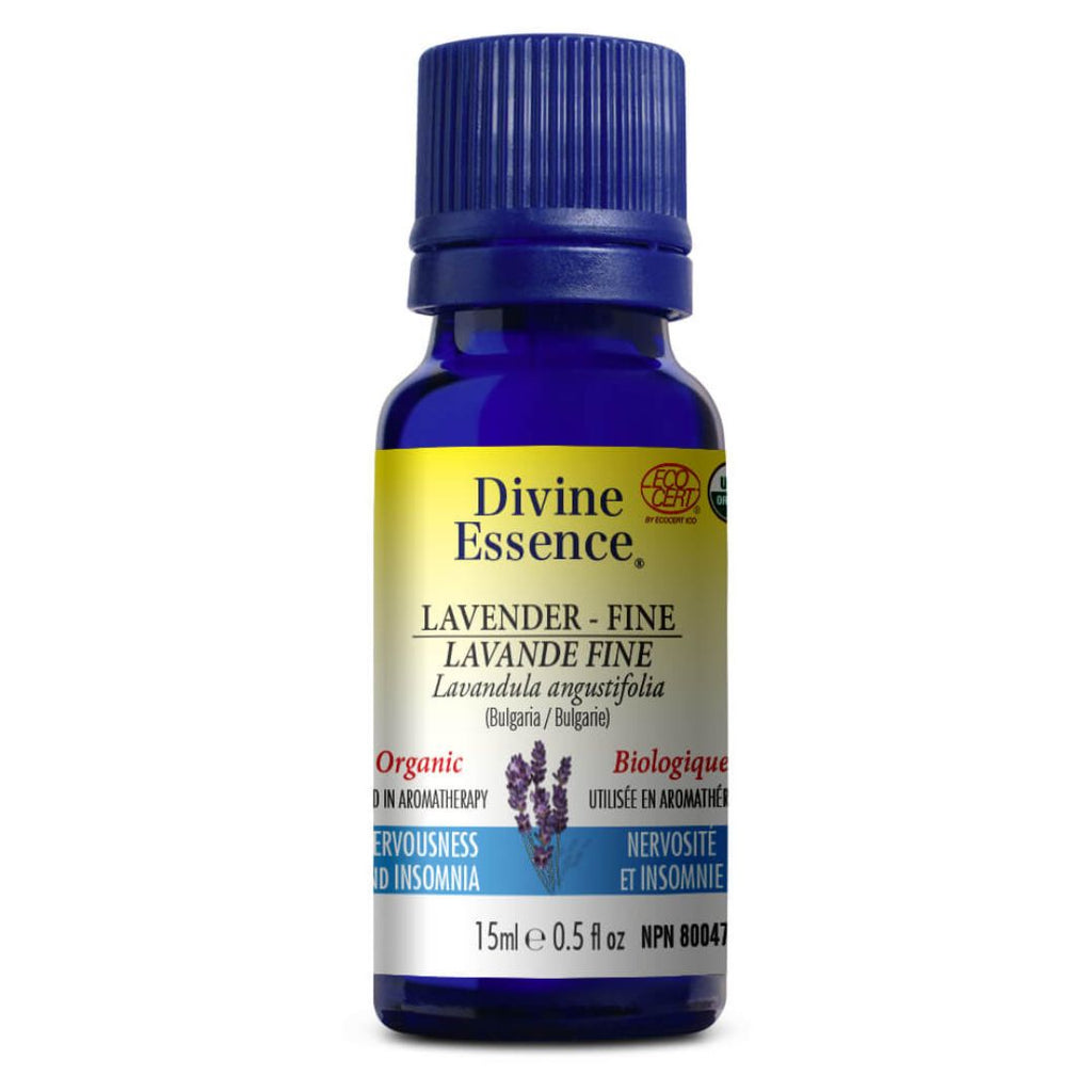 Divine Essence Organic Lavender Oil - Fine (15 ml)