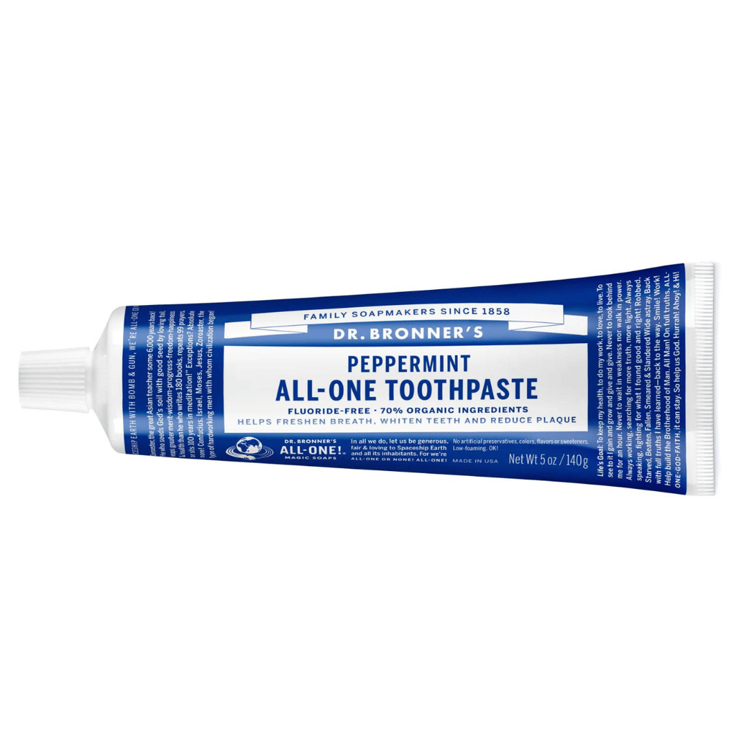 Dr. Bronner's Toothpaste - Peppermint (140g) – Lifestyle Markets