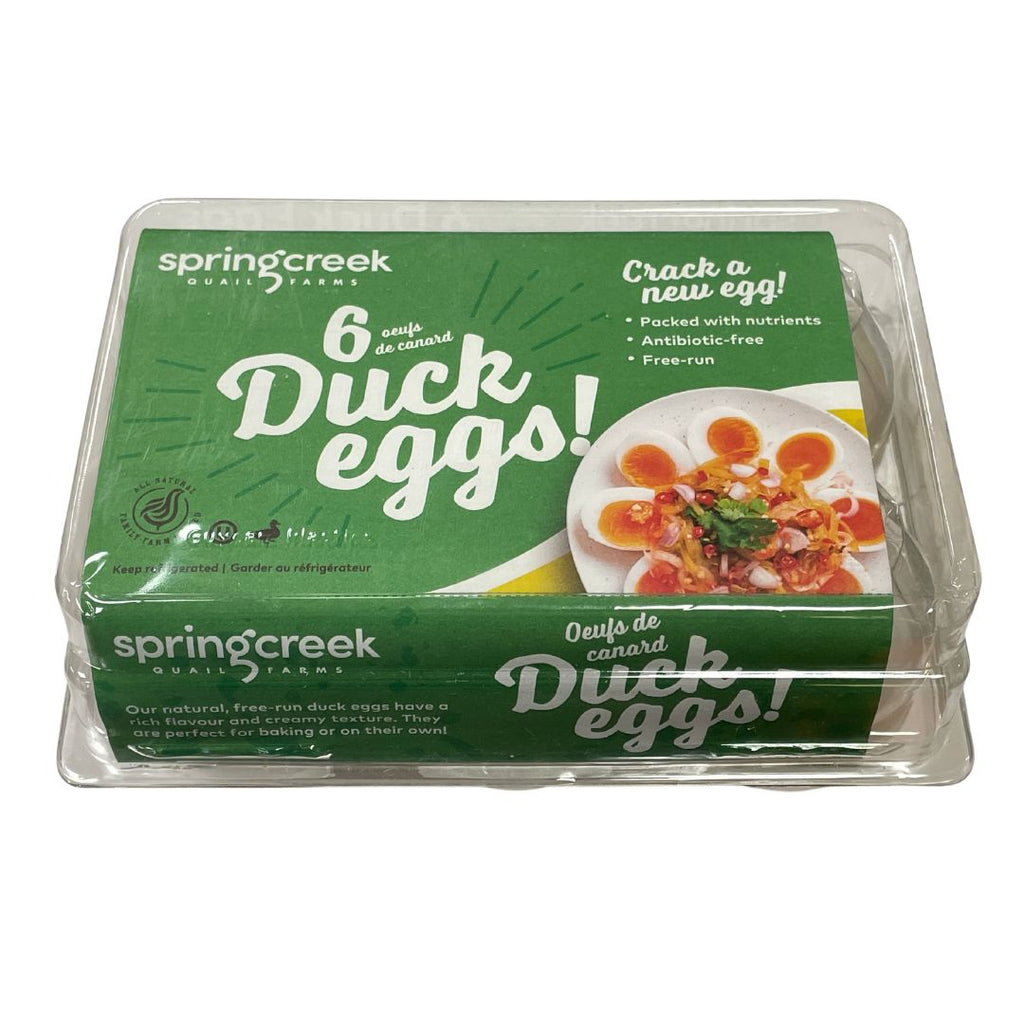 Spring Creek Duck Eggs (6 Eggs)