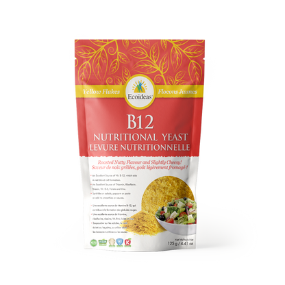 Ecoideas Nutritional Yeast with B12 (125g) - Lifestyle Markets