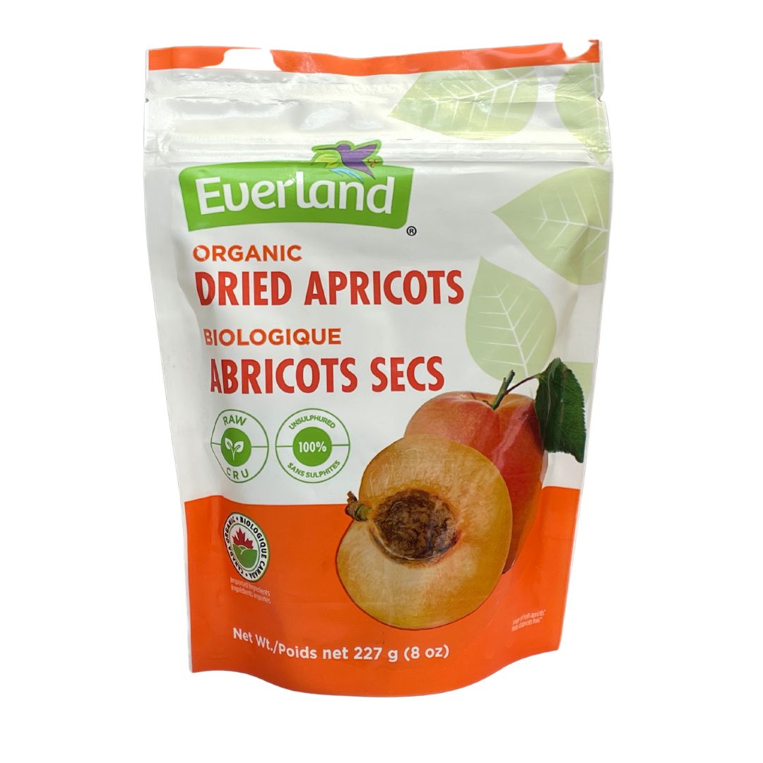 Everland Organic Dried Apricots (227g) - Lifestyle Markets
