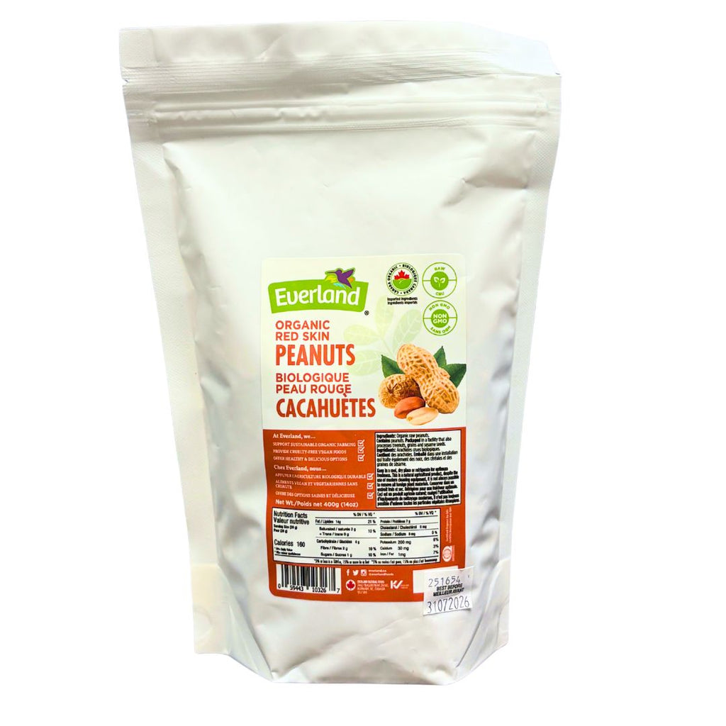 Everland Organic Raw Peanuts (400g)
