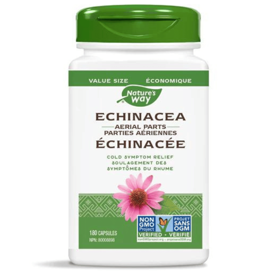 Nature's Way Echinacea, Aerial Parts (180 Caps) - Lifestyle Markets