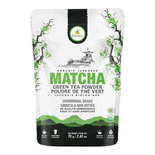 Ecoideas Organic Matcha Green Tea Powder (70g) - Lifestyle Markets