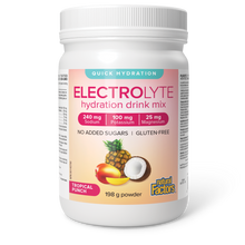 Natural Factors Electrolyte Hydration Drink Mix, Tropical Punch (198g)