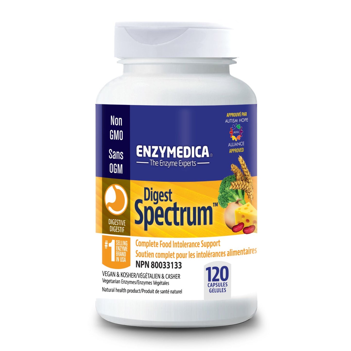 Enzymedica Digest Spectrum (120 Capsules)