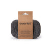 Exfoliating konjac body sponge with cardboard packaging labeled 'everist' on a white background