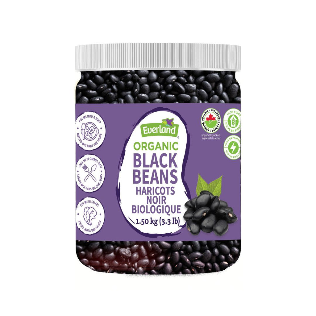 Everland Organic Black Beans (1.5kg)