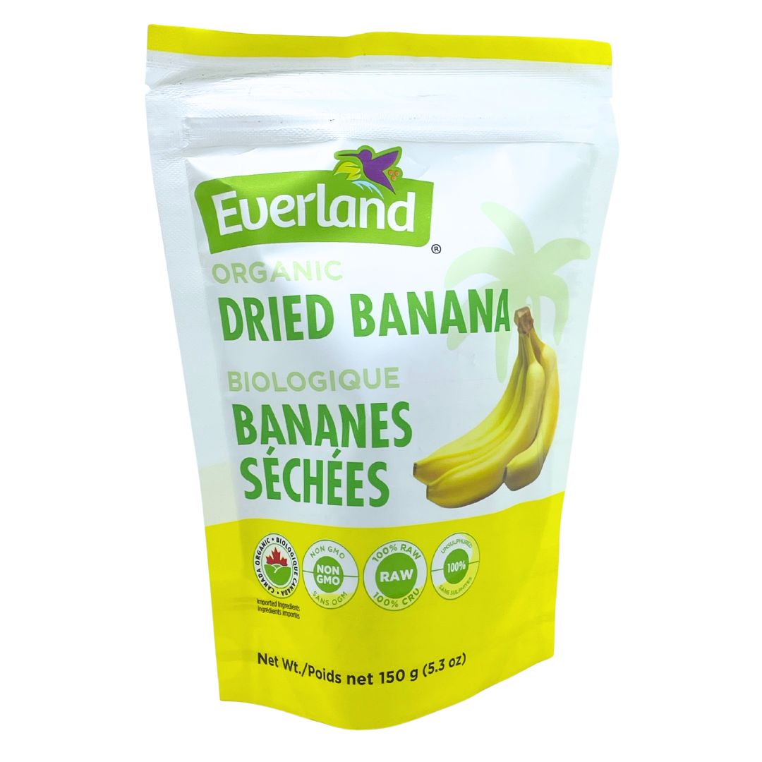 Everland Organic Dried Banana (150g) - Lifestyle Markets