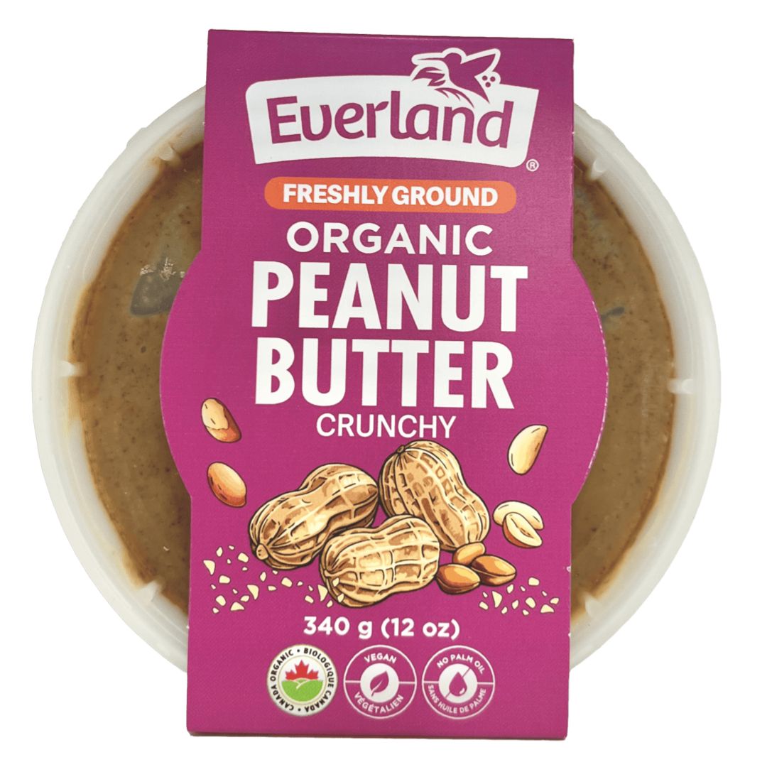 Everland Organic Peanut Butter Crunchy (340g)