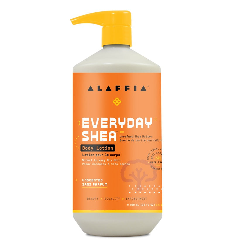 Alaffia Everyday Shea Body Lotion - Unscented (950ml)