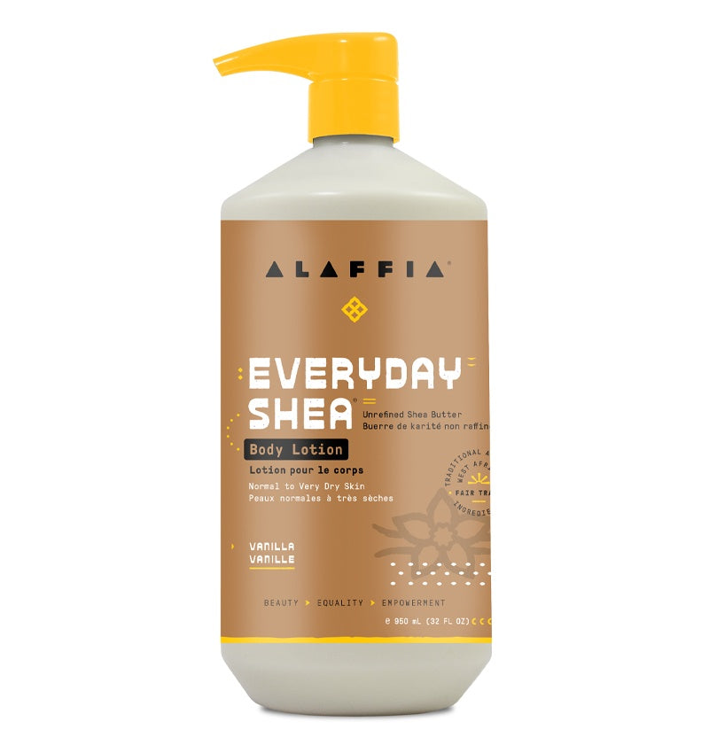 Alaffia Everyday Shea Body Lotion - Vanilla (950ml)