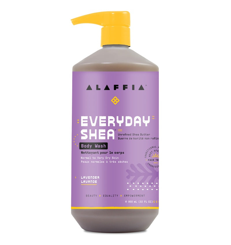 Alaffia Everyday Shea Body Wash - Lavender (950ml)