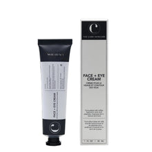 Tube and packaging of Face + Eye Cream by The Cure Skincare on a white background