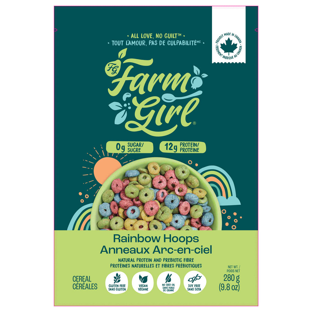 Farm Girl Cereal Rainbow Hoops (280g)