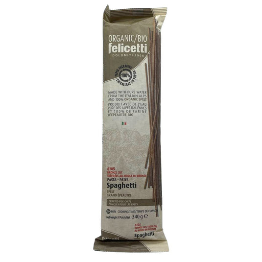 Felicetti Organic Spelt Spaghetti (340g) - Lifestyle Markets