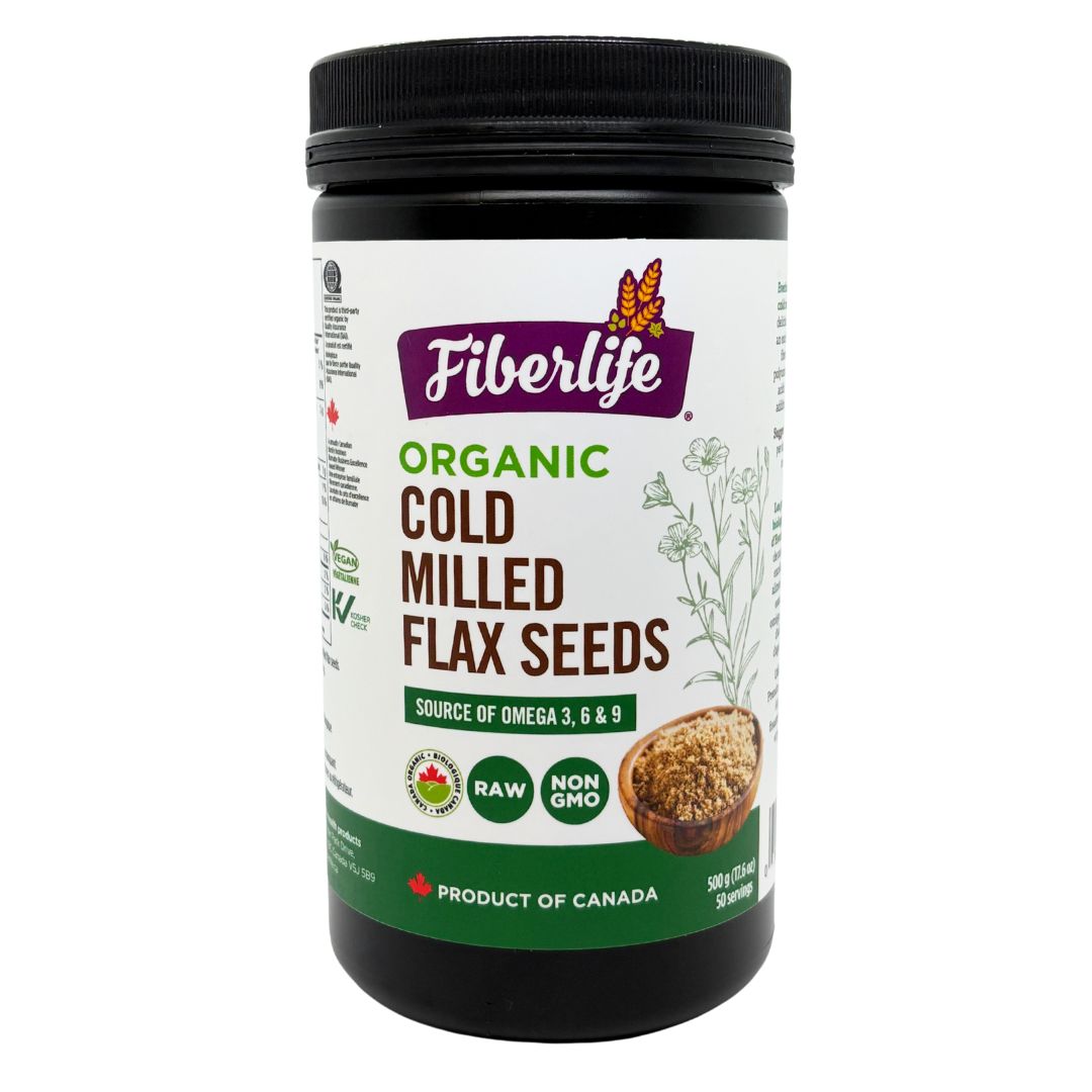 Fiberlife Organic Cold Milled Flax Seeds (500g)