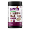 Fiberlife Organic Psyllium Flax Fibre container on a white background