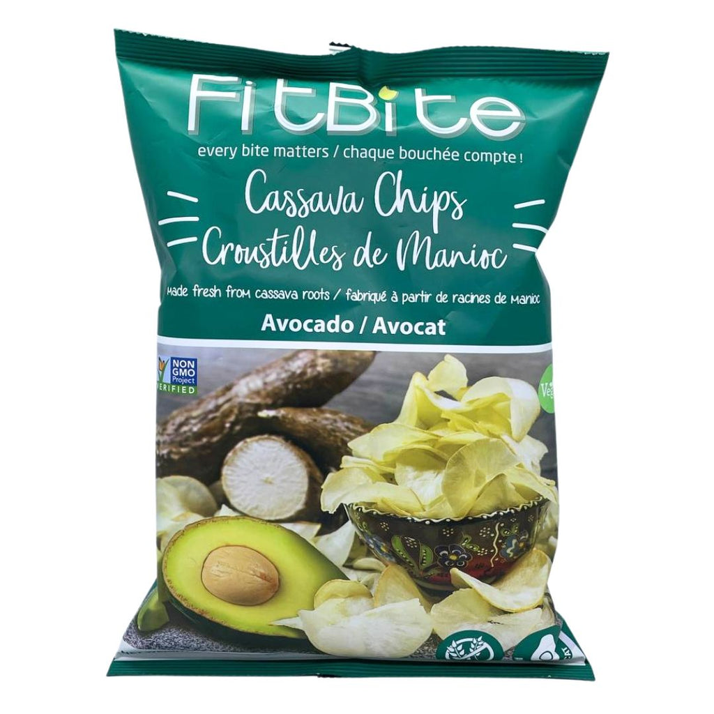 FitBite Cassava Chips - Avocado (100g)