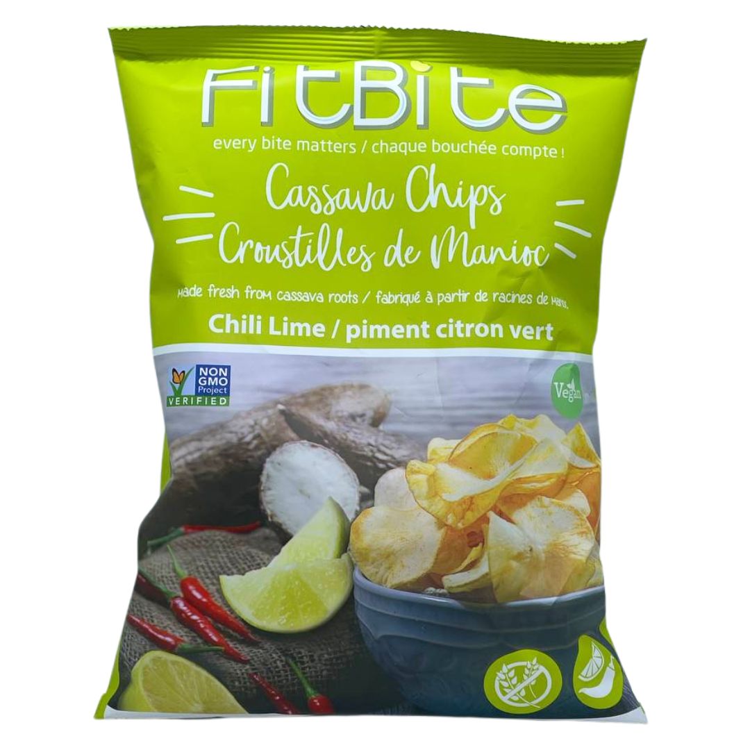 FitBite Cassava Chips - Chili Lime (100g) - Lifestyle Markets