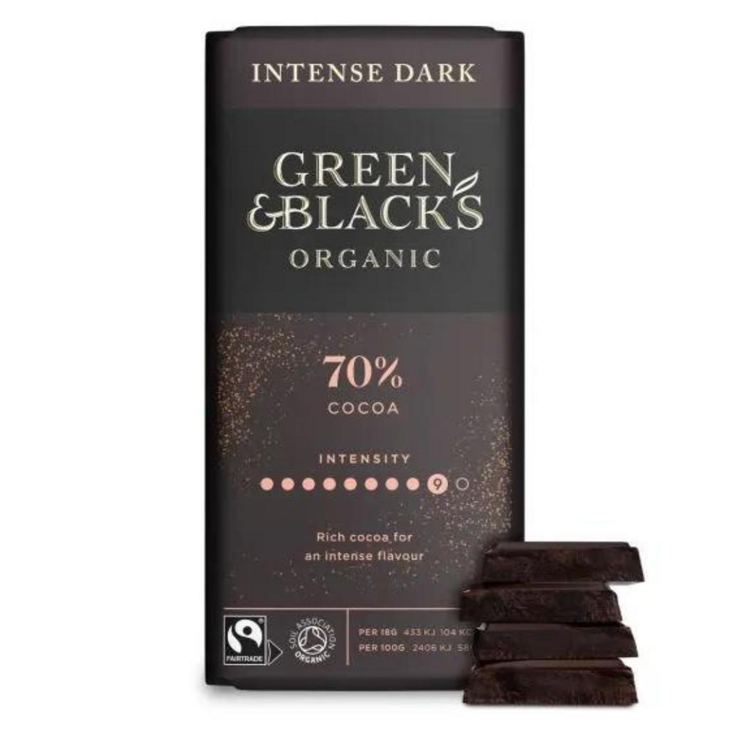 Green & Blacks Organic Dark Chocolate 70% (90g)