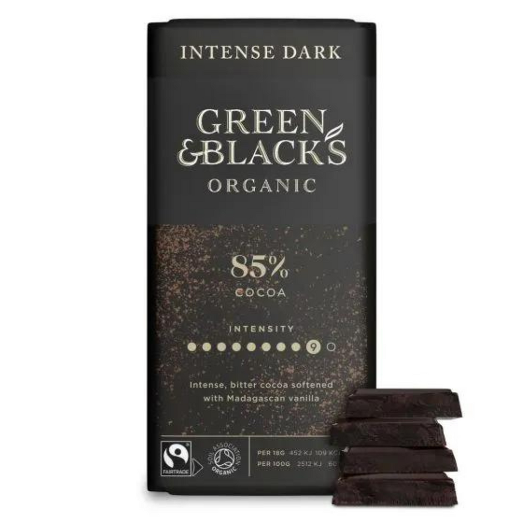 Green & Blacks Organic Dark Chocolate 85% (90g)