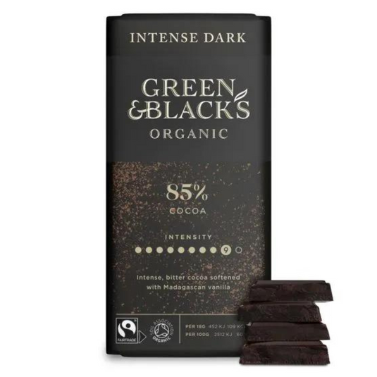 Green & Blacks Organic Dark Chocolate 85% (90g) - Lifestyle Markets