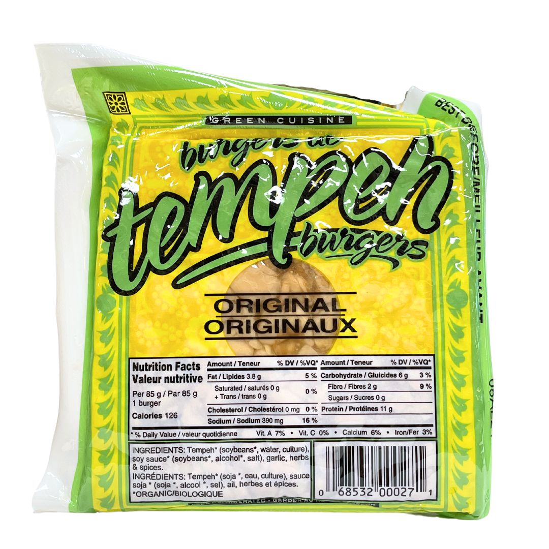 Green Cuisine: Tempeh Burgers Original (170g) - Lifestyle Markets