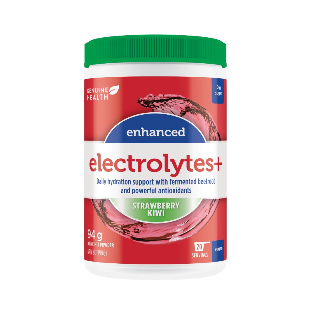 Genuine Health Enhanced Electrolytes Strawberry Kiwi (94g) - Lifestyle Markets