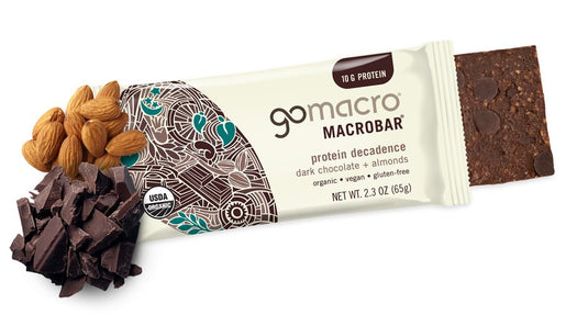 Go Macro Macro Bar - Dark Chocolate & Almonds Bar (65g) - Lifestyle Markets