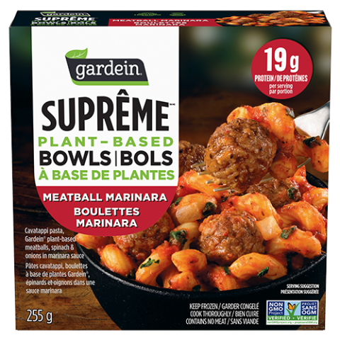 Gardein Supreme Plant-Based Meatball Marinara Bowl (255g)