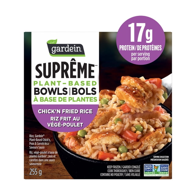 Gardein Supreme Plant-Based Chick'n Fried Rice Bowl (255g)
