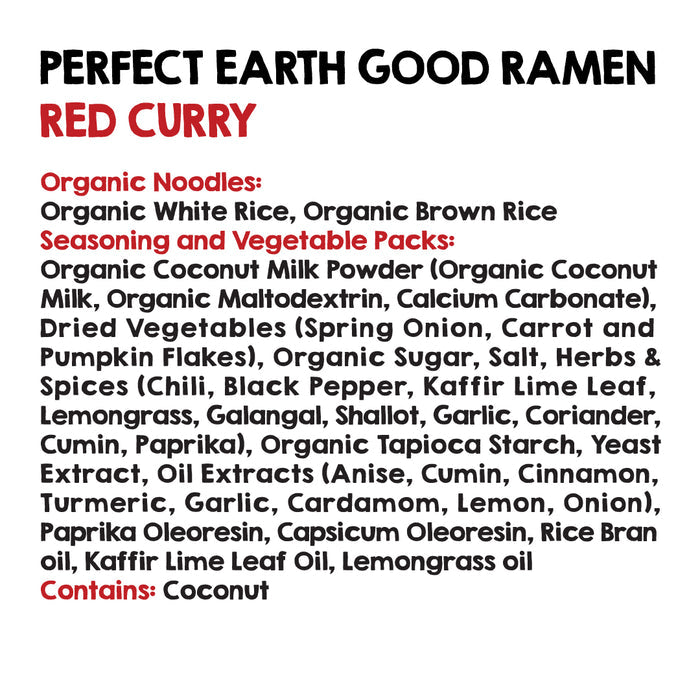 Perfect Earth Good Ramen Red Curry (95g)