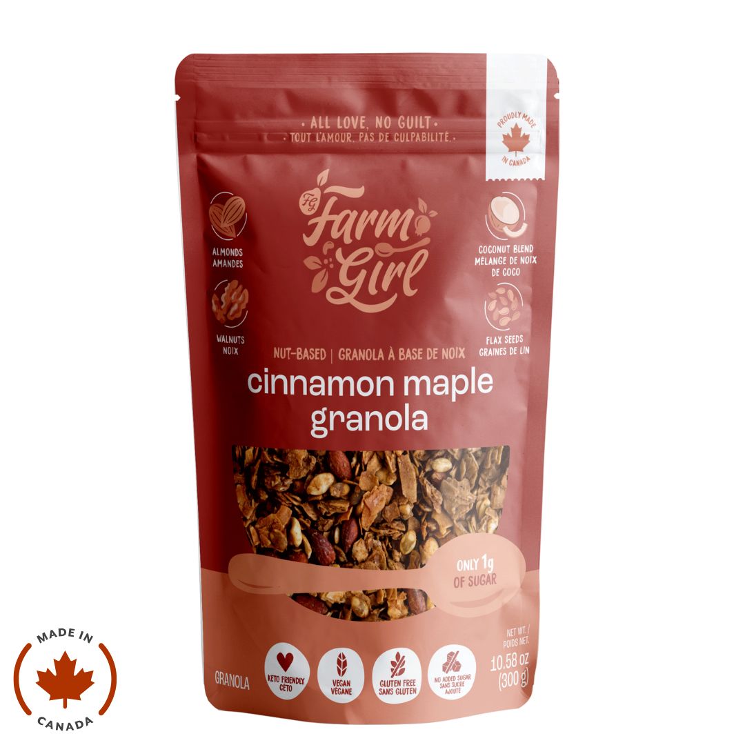 Farm Girl Granola Cinnamon Maple (300g) - Lifestyle Markets